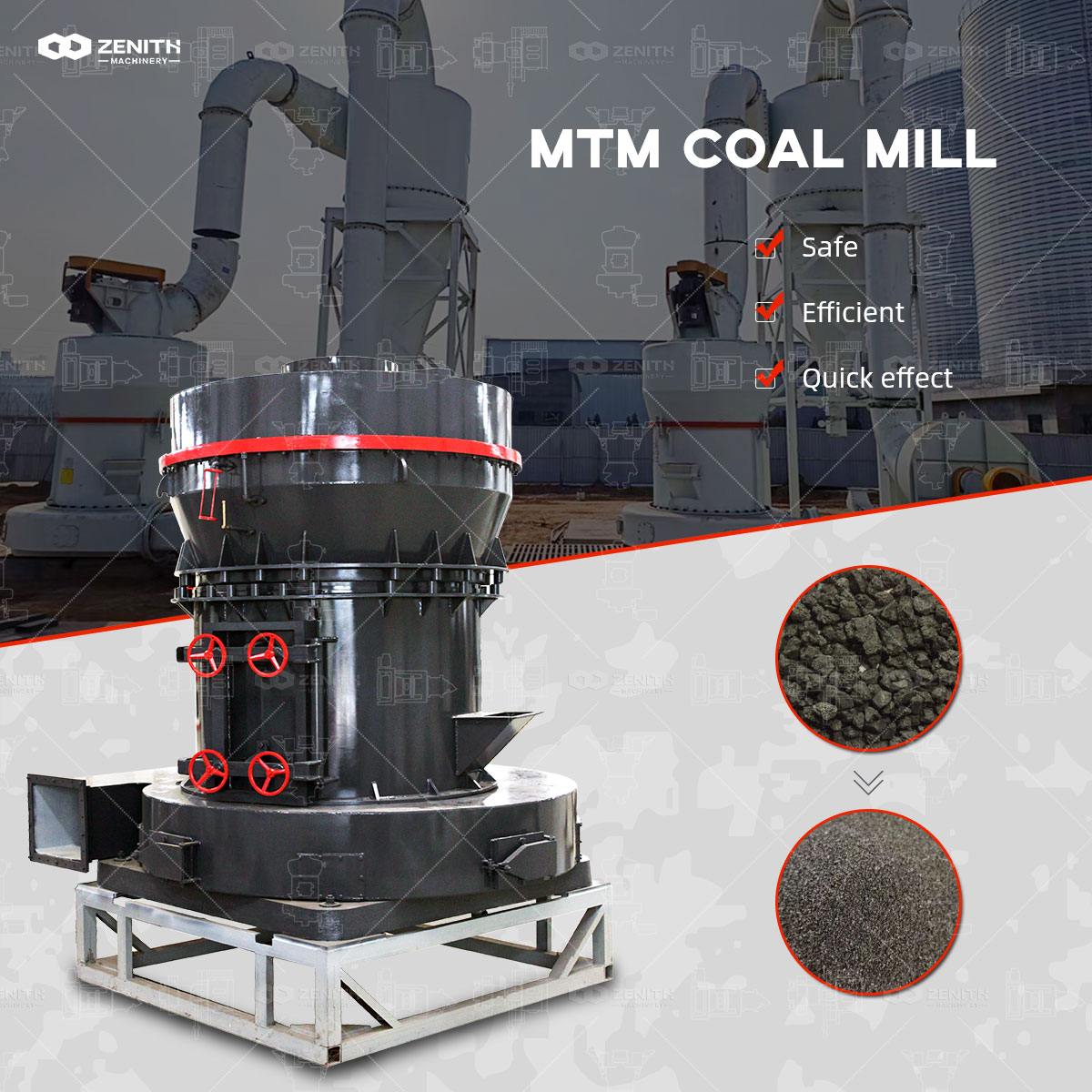 Modern plant control room with operators monitoring multiple grinding mill systems on digital screens.